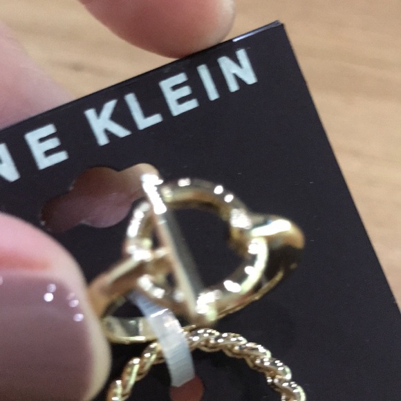 NWT Anne Klein 2 Gold Rings - Picture 2 of 5